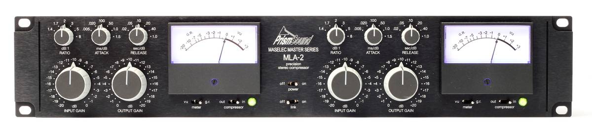 Maselec MLA-2 precision 2-channel compressor limiter