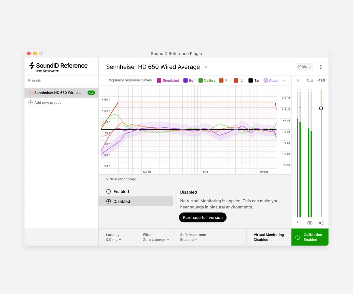 SoundID Reference Virtual Monitoring w/Sound ID Reference for Headphones
