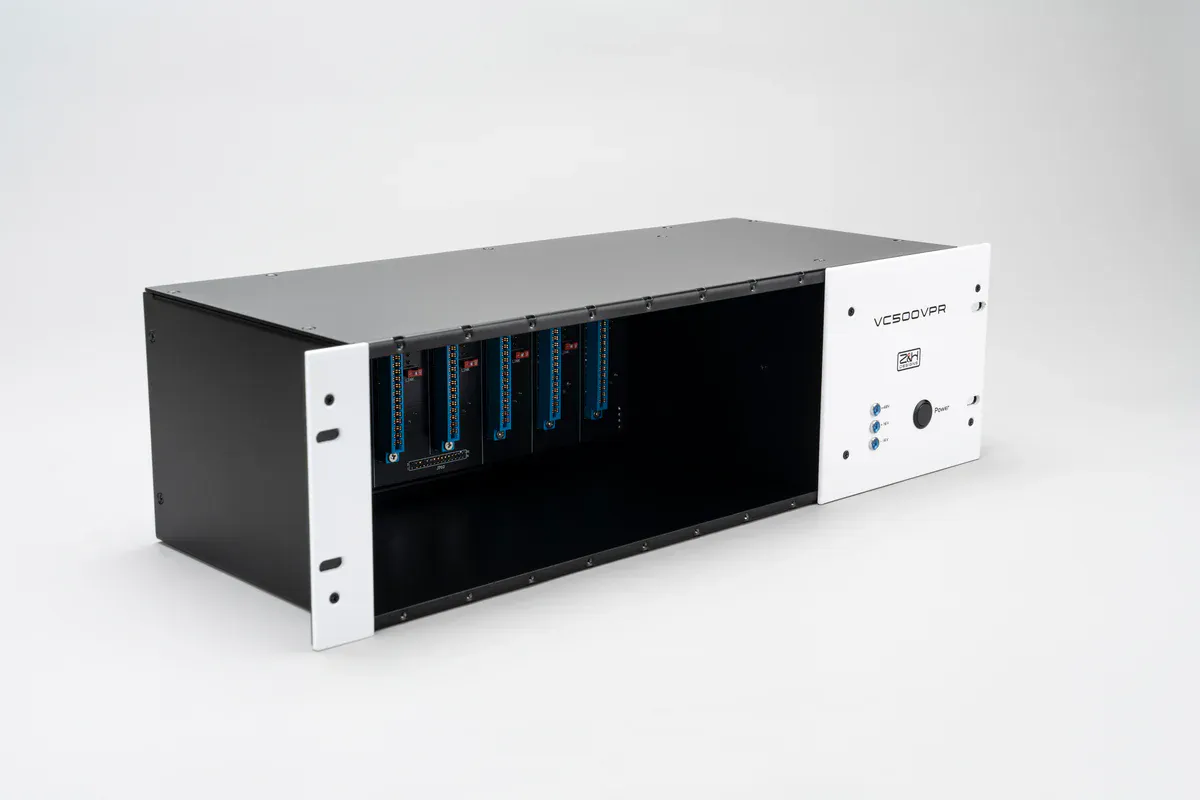 Z&H Designs VC500VPR 8-Slot 500 Series Power Rack V2(White)