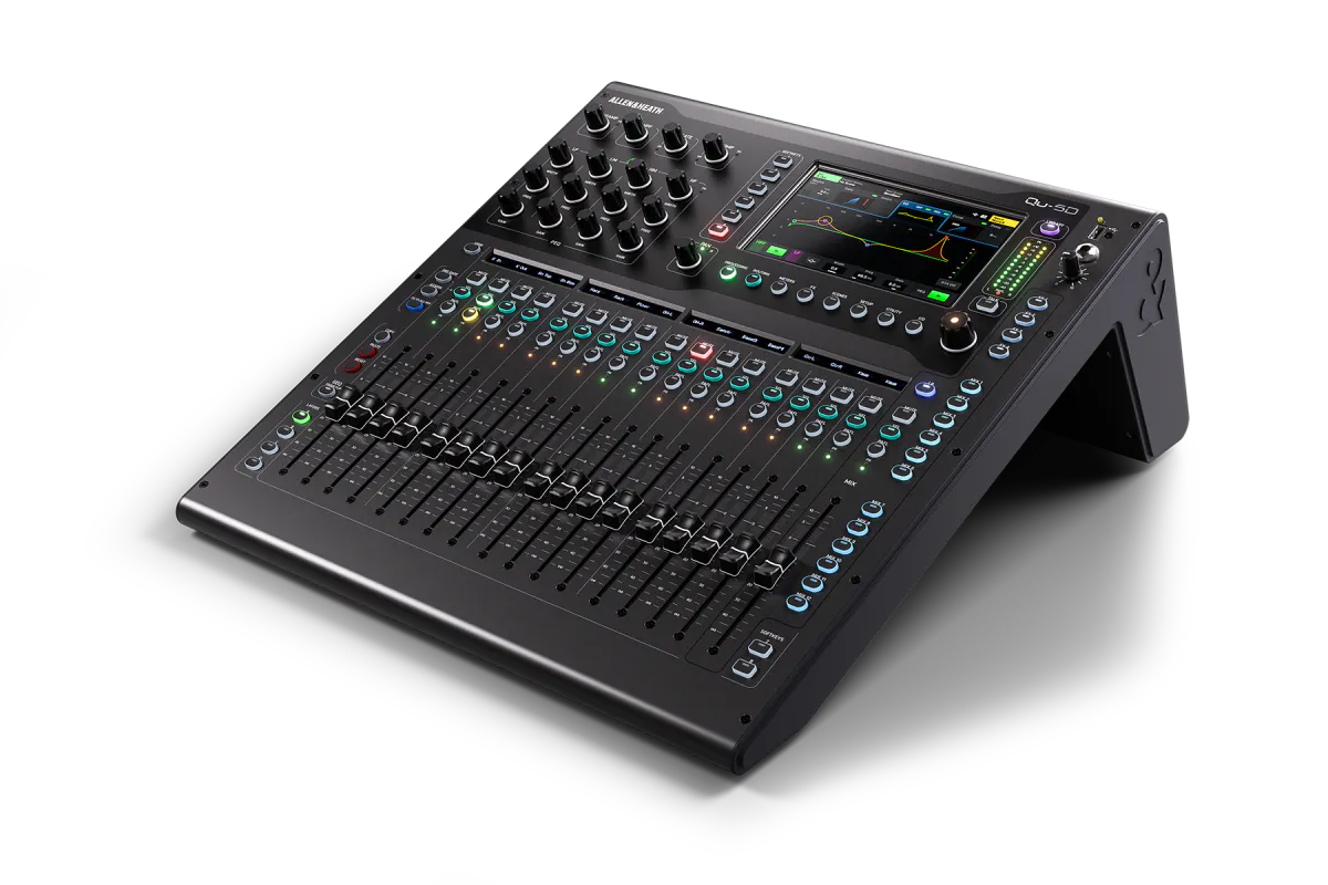 A&H QU-5 Digital Dante Mixer 16 Mic/Line 12+2 Out